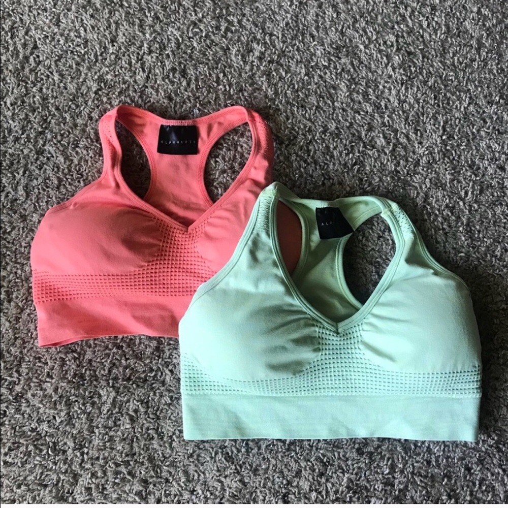 ISO!!!!!!!!!  Alphalete Bras!!!